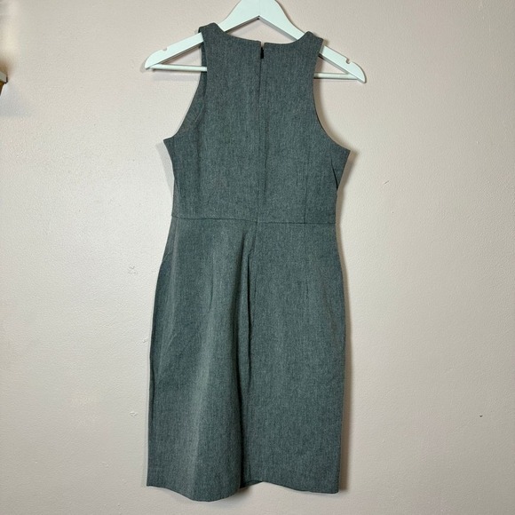 BANANA REPUBLIC Gray Sleeveless‎ Sheath Dress, Size Petite 8P - Picture 2 of 9